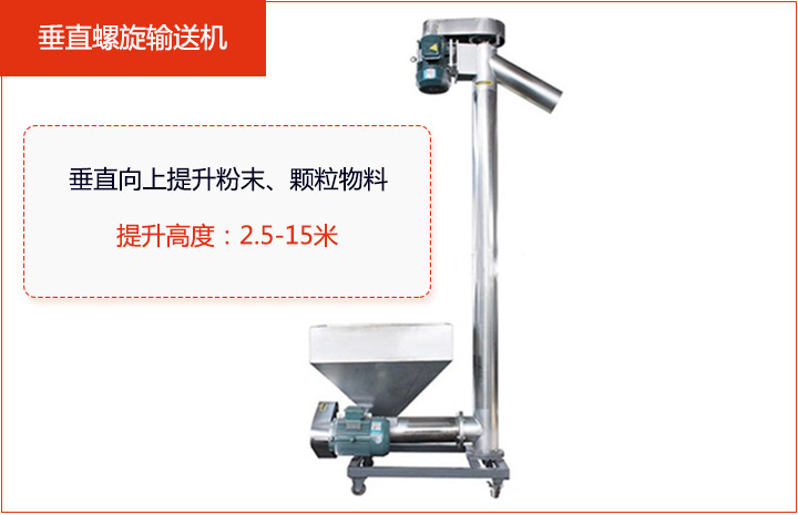 適合垂直或大傾角輸送粉狀、顆粒物料